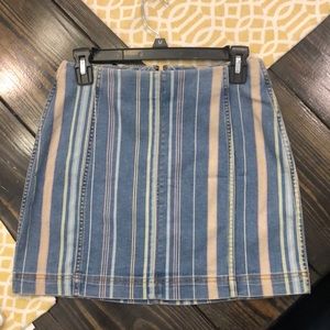 Wild Fable Jean Skirt